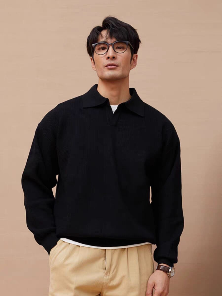 Luxe Kragenpullover