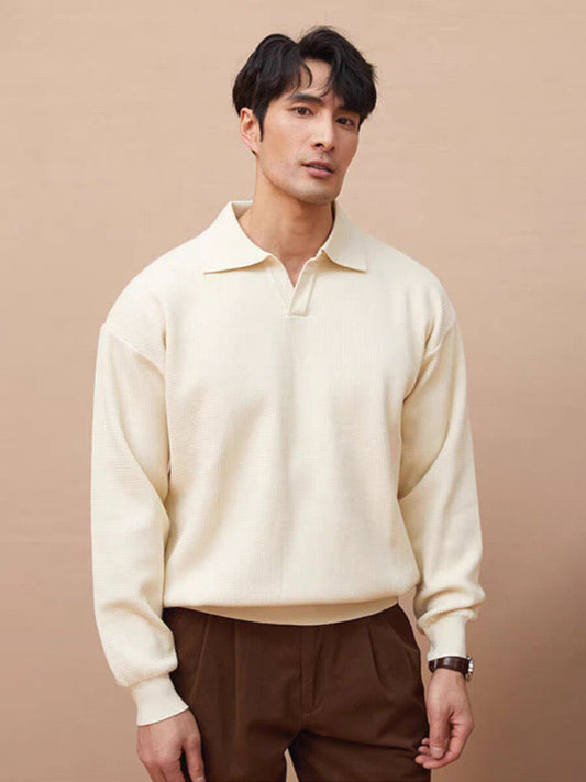 Luxe Kragenpullover