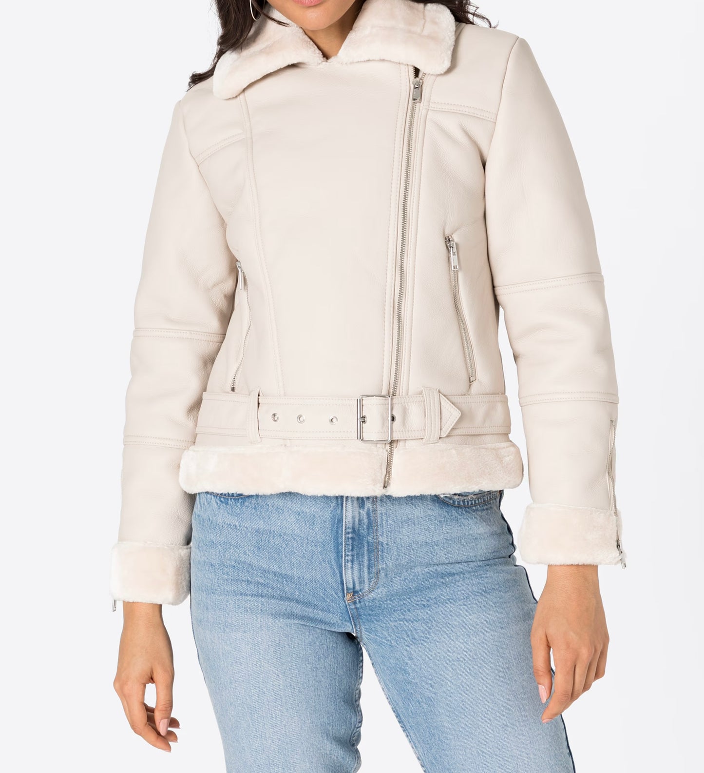 Lederjacke Woman
