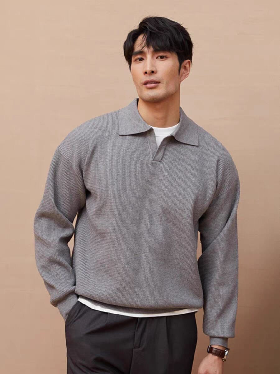 Luxe Kragenpullover